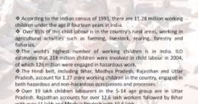 ARTICLE ON CHILD LABOUR