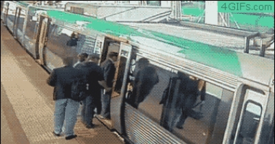 Crowd Pushes Train To Rescue