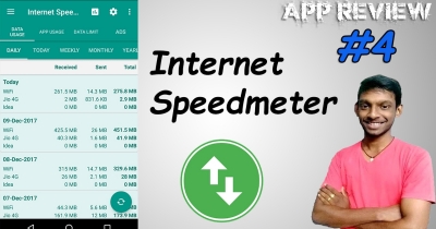 Internet Speedmeter App review #4