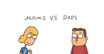 Mom vs Dad
