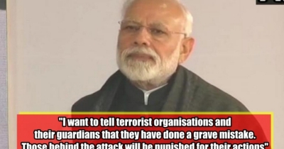 Narendra Modi strong reply to terrorists, agressive modi spe