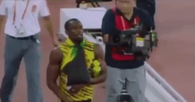The best way to stop Usain bolt!!