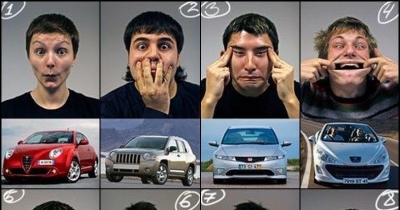 The car has a face...The car is not no one