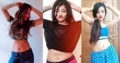 "Tik Tok India"? top belly dances.