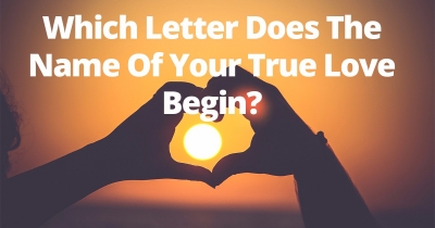 Which Letter Does The Name Of Your True Love Begin?